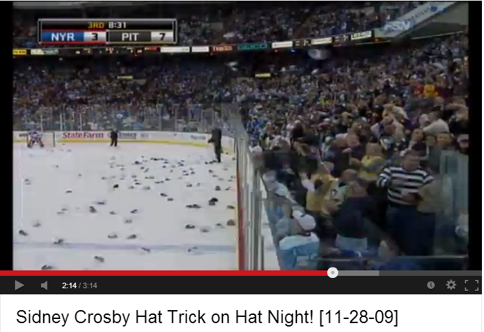 Sidney Crosby Hat Trick