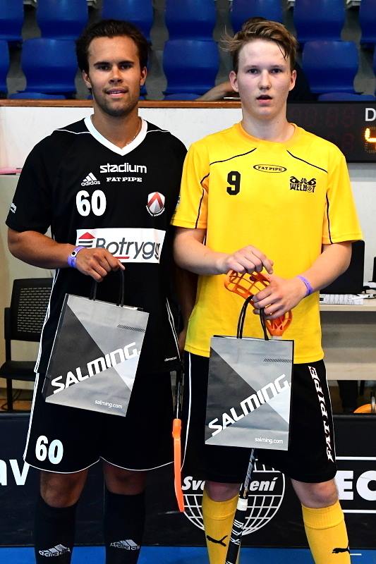 Linköpings Marcus Berglund (tidigare Dalen) utsågs till matchens spelare mot SB Welhot (photo source: Bohemia Trophy on facebook)