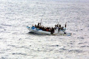 flyktingbåt