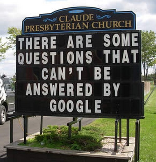 google-church-sign