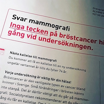 mammografisvar