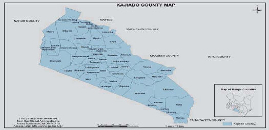 Map-of-Kajiado-County