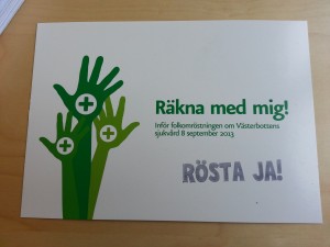 Vykort RöstaJa
