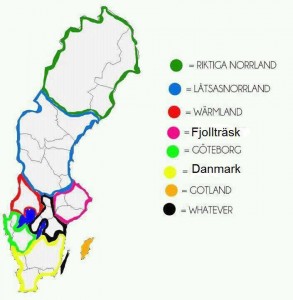 Sverigekartan
