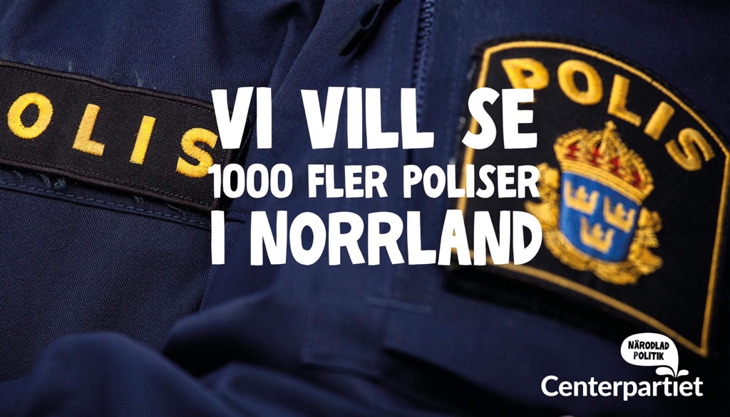 Det behövs fler poliser i Norrland
