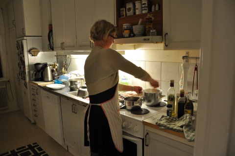 Lena i köket