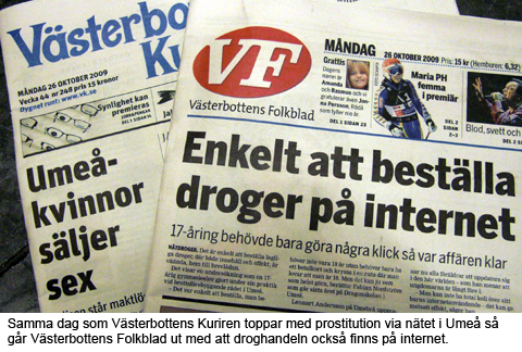 Droger och sex i Umeå